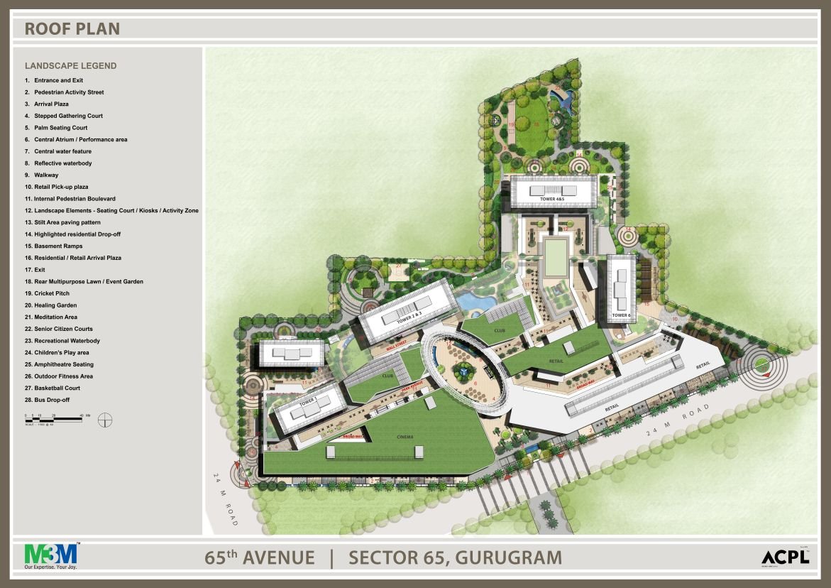 M3M-Heights-Site-Plan